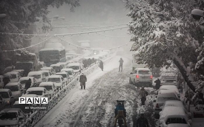 هشدار هواشناسی نسبت به بارش بارش برف و باران در بعضی استان&zwnjها