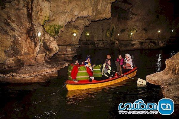 بازدید بیش از 2000 توریست نوروزی از غار آبی سهولان مهاباد