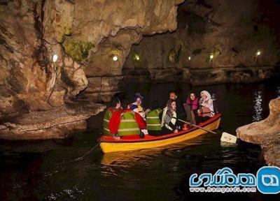 بازدید بیش از 2000 توریست نوروزی از غار آبی سهولان مهاباد