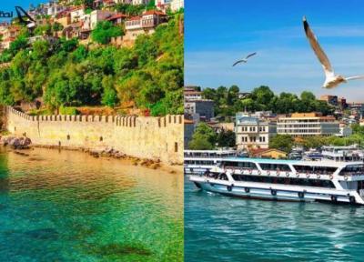 فاصله استانبول تا آنتالیا